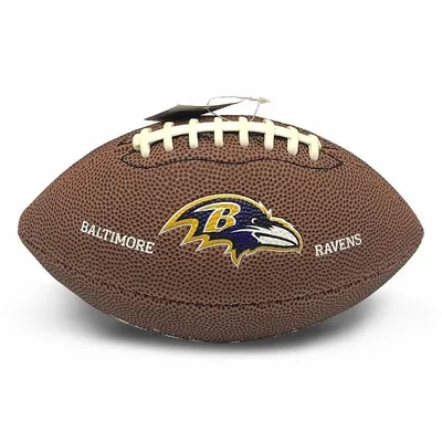 8b09f7b6cbac4b78ad551b17631d2c7e-mmedium توپ آموزشی فوتبال آمریکائی مینی ویلسون راگبی RAVENS | قهوه ای - Image 1