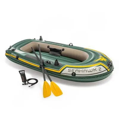 ac71e1d6bcbc431fa5e8eb7a28f78d32-mmedium قایق بادی اینتکس دو نفره Seahawk 2– 68347 | سبز - Image 1
