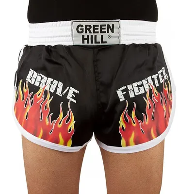 af9aabb65ed44b1b8597448598f8e166-mmedium شورت کیک بوکس آتشی Green Hill BYT | مشکی/قرمز - Image 1