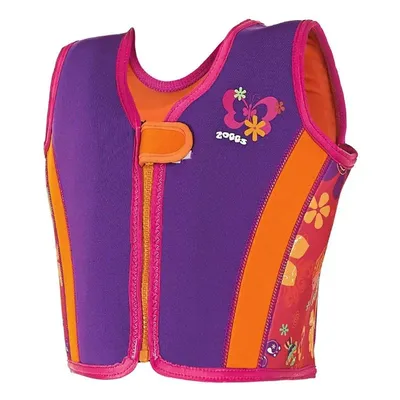 b217ed4c05f24a13b54a9b42c571f6ab-mmedium-2 جلیقه شنا بچه گانه زاگز Swim Jacket HMK | بنفش/نارنجی - Image 1