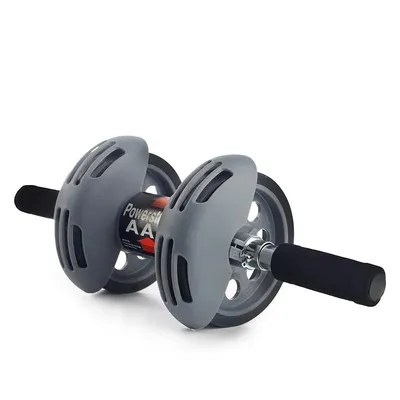 bb9ce91c119d458e968d61d5afebd27e-mmedium چرخ شکم بدنسازی دوبل Power Stretch Roller WT-E08 | طوسی - Image 1