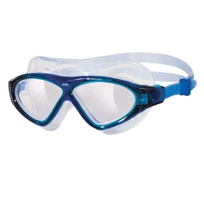 d60a4a988680424f88fe4452cde8b559-mmedium عینک شنا زاگز Tri Vision Mask | آبی - Image 1