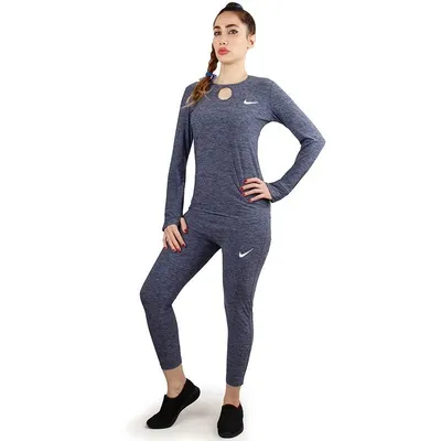 d6867d9aaae94c518c7fd2acd47a2db6-mmedium-1 ست بلوز شلوار زنانه طرح نایک هیرو PGH | آبی - Image 1