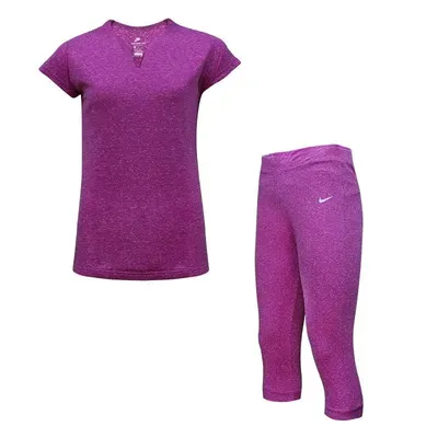 f9557984624e436db33eb8b43ea0d4ae-mmedium-2 ست تیشرت شلوار ورزشی زنانه طرح نایک کوتاه Just Do it ANG | بنفش - Image 1