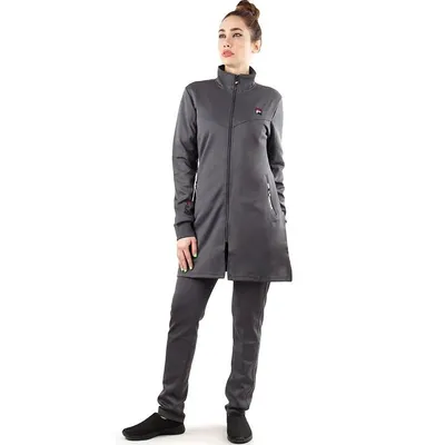 fbfbecd45aa24a8e8fe0af9ef8c1d657-mmedium ست مانتو شلوار ورزشی زنانه طرح فیلا L9558 NZD | طوسی - Image 1