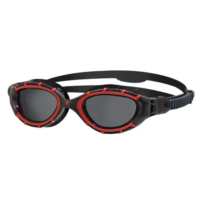 fd4ab524690d45878065acbf049b9bd6-mmedium عینک شنا زاگز Predator Flex Polarized | مشکی/قرمز - Image 1