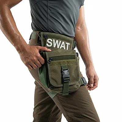 ba0f0613-d09f-45f0-a801-64e30864c69c کیف کمری کوهنوردی تاکتیکال SWAT | سبز - Image 1