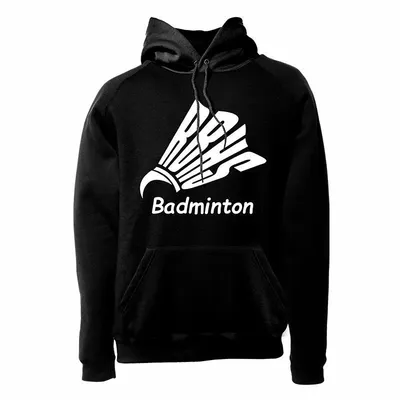 e950af8c32e24527a11c277e4c2b57af-mmedium هودی ورزشی بدمینتون فشن لاین BDMNTN 21 | مشکی/سفید - Image 1