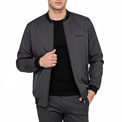 a28d5b7a-fab9-4725-8b9b-def07f6f8d55 کاپشن ورزشی مردانه یقه خلبانی بیلسی | طوسی/مشکی - Image 1