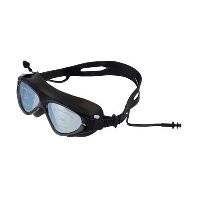 49405b2b-a6a5-4e3b-bd39-aa8b85b674a7 ست عینک و کوش گیر شنا AQUA DIVE 8027 | مشکی - Image 1