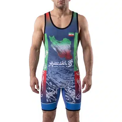 c7031a1e-b645-4c7f-add4-8b1cd526f605 دوبنده کشتی مردانه طرح جام جهانی 2025 | آبی - Image 1