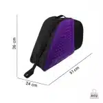 کیف اسکیت مثلثی TFR | مشکی/بنفش - تصویر 9