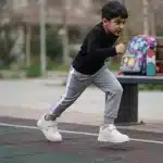 کفش ورزشی بچه گانه فرد طرح نایک Just Do it | سفید - تصویر 7