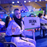 فرناز امینی مربی بین المللی تکواندو