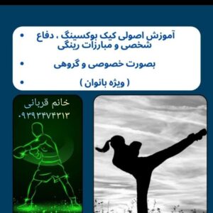 آموزش دفاع شخصی و کیک بوکسینگ در زنجان