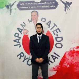 سودابه ابرون مربی و داور رسمی کاراته در کرج