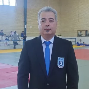 مرتضی رمضانی مربی و داور رسمی جودو در بجنورد