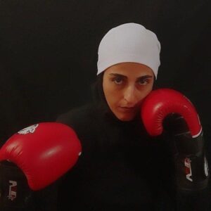 مهسا سیاح البرزی مربی ام ام ای mma کیک بوکس در تهران